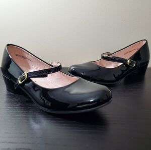 Black Patent Leather Mary Jane Shoes